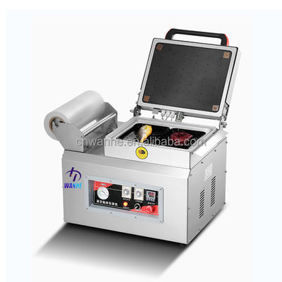 Qualität  DZ-350 Food Vacuum Skin Packaging Machine Steak Pork Vegetable Food Tray Sealing Vacuum Sealer Machine usine