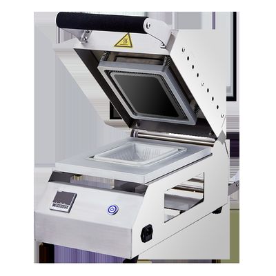 Qualität  Food D Stainless Steel Food Meat Tray Sealer Meal Tray Sealing Machine Table Top Store Sealer usine