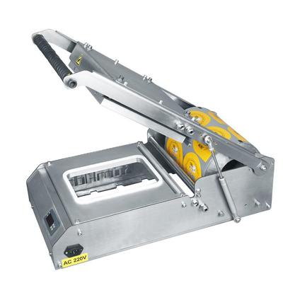 Small Desktop Food Sealing Machine For Food / Plastic Tray Sealing Machine